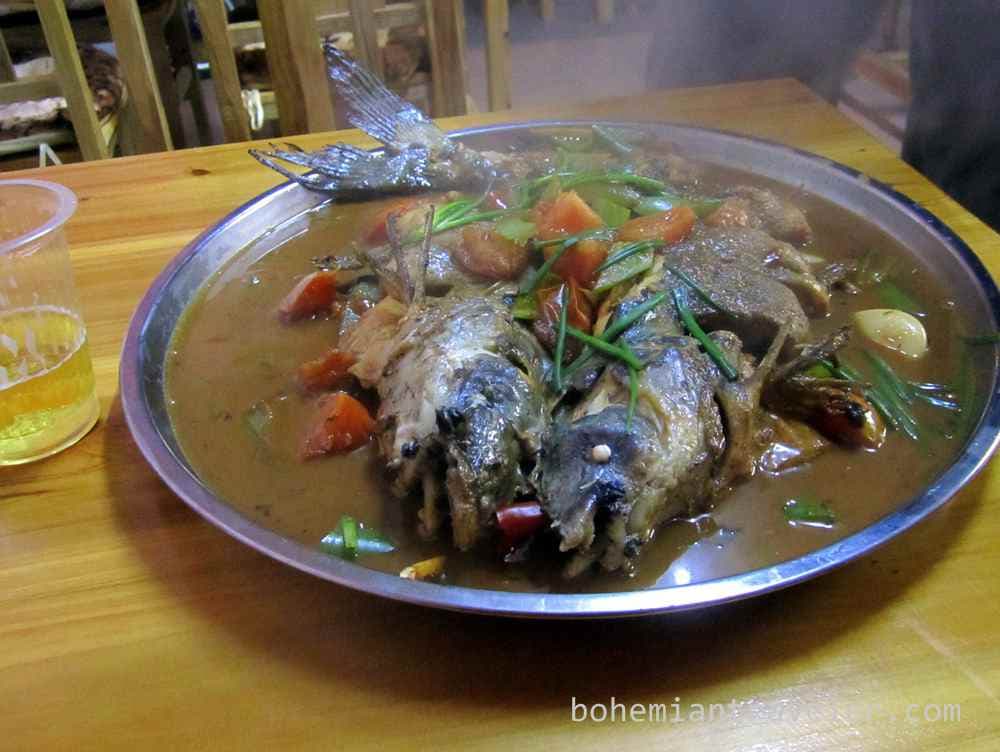 Cooking Beerfish in Yangshuo