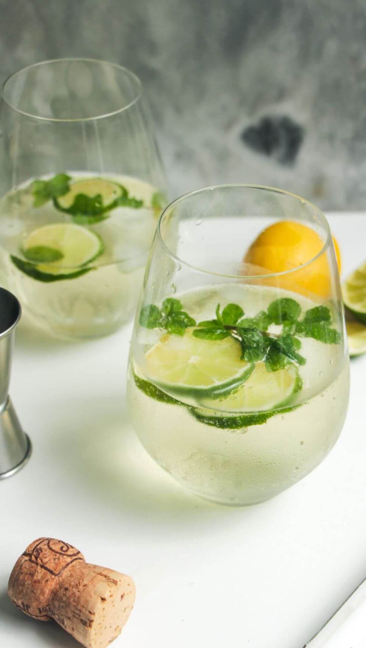 Hugo Spritz (Elderflower & Prosecco Cocktail) - Dished by Kate