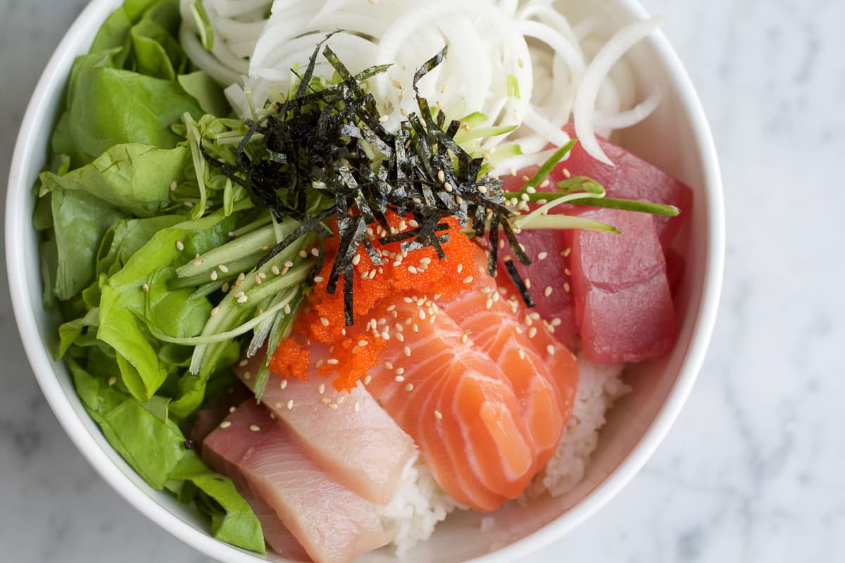 Sashimi Rice Bowl