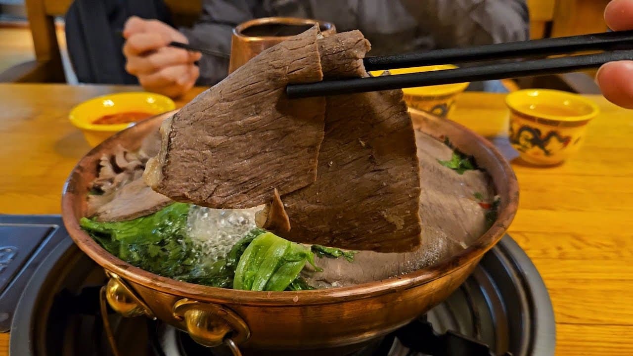 Tibetan Yak Meat Hot Pot in Shangri-La, China      | Tibetan Hot Pot Local  Specialty | China Travel