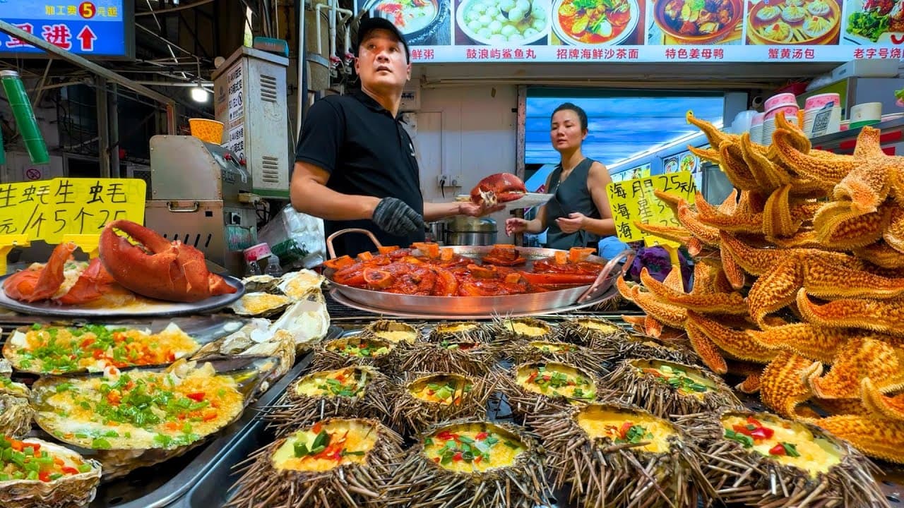 Seafood Market in Xiamen, China: Fresh King Crab & Lobster for All, Clean &  Immersive Experience
