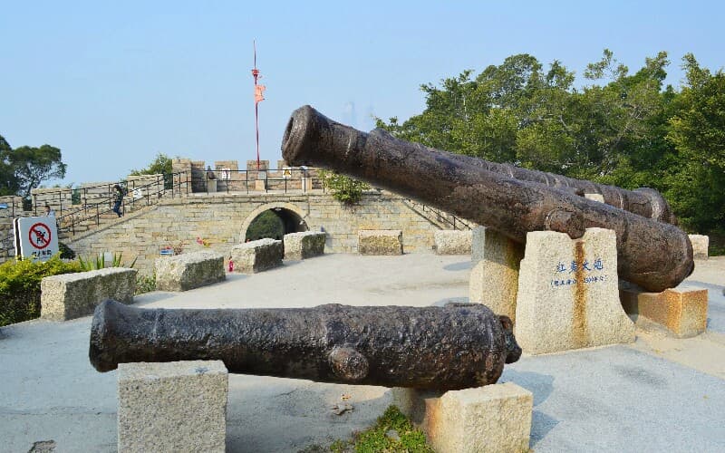 Xiamen Hulishan Fortress built in 1894, Xiamen Attractions