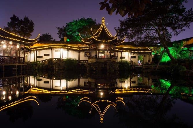 Suzhou Master of Nets Garden Night Tour with Traditional Music ...
