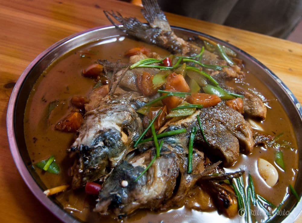 Cooking Beer Fish with Harry - from Yangshuo, Guangxi, China