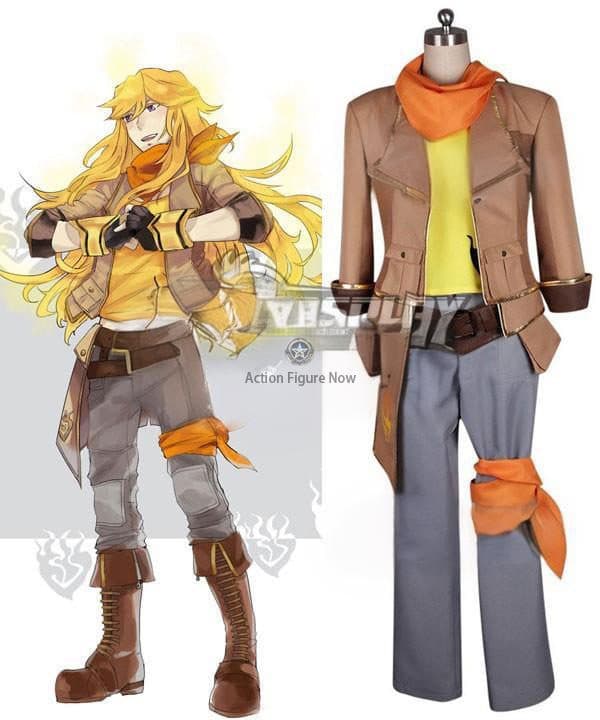 RWBY Yang Xiao Long Cosplay Costume for Men