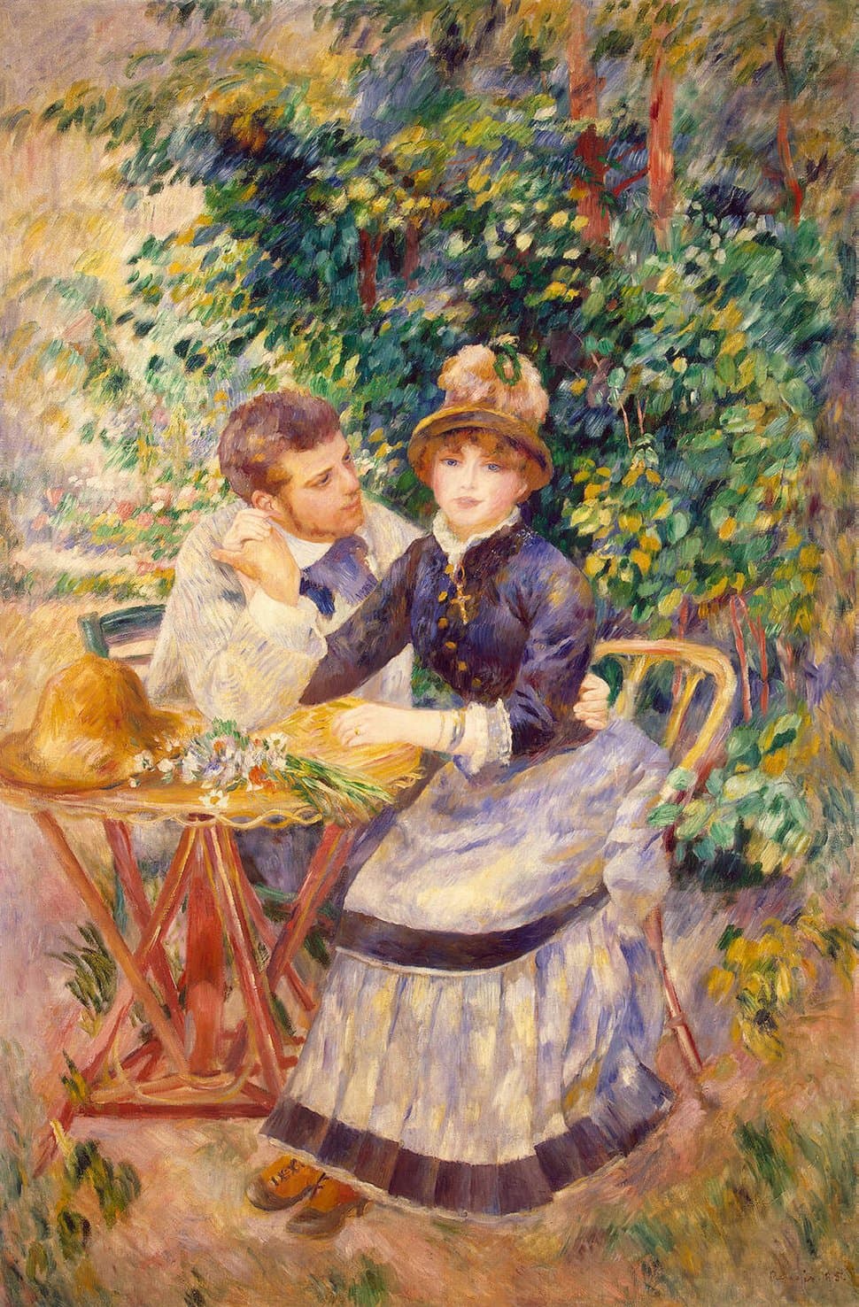In the Garden (1885) by Pierre-Auguste Renoir – Artchive