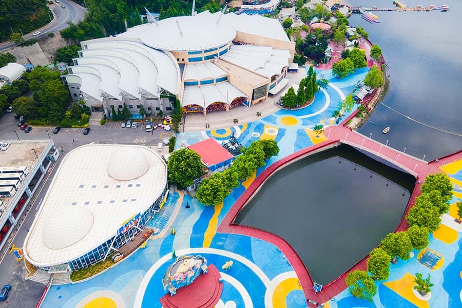 Tiger Beach Ocean Park Dalian